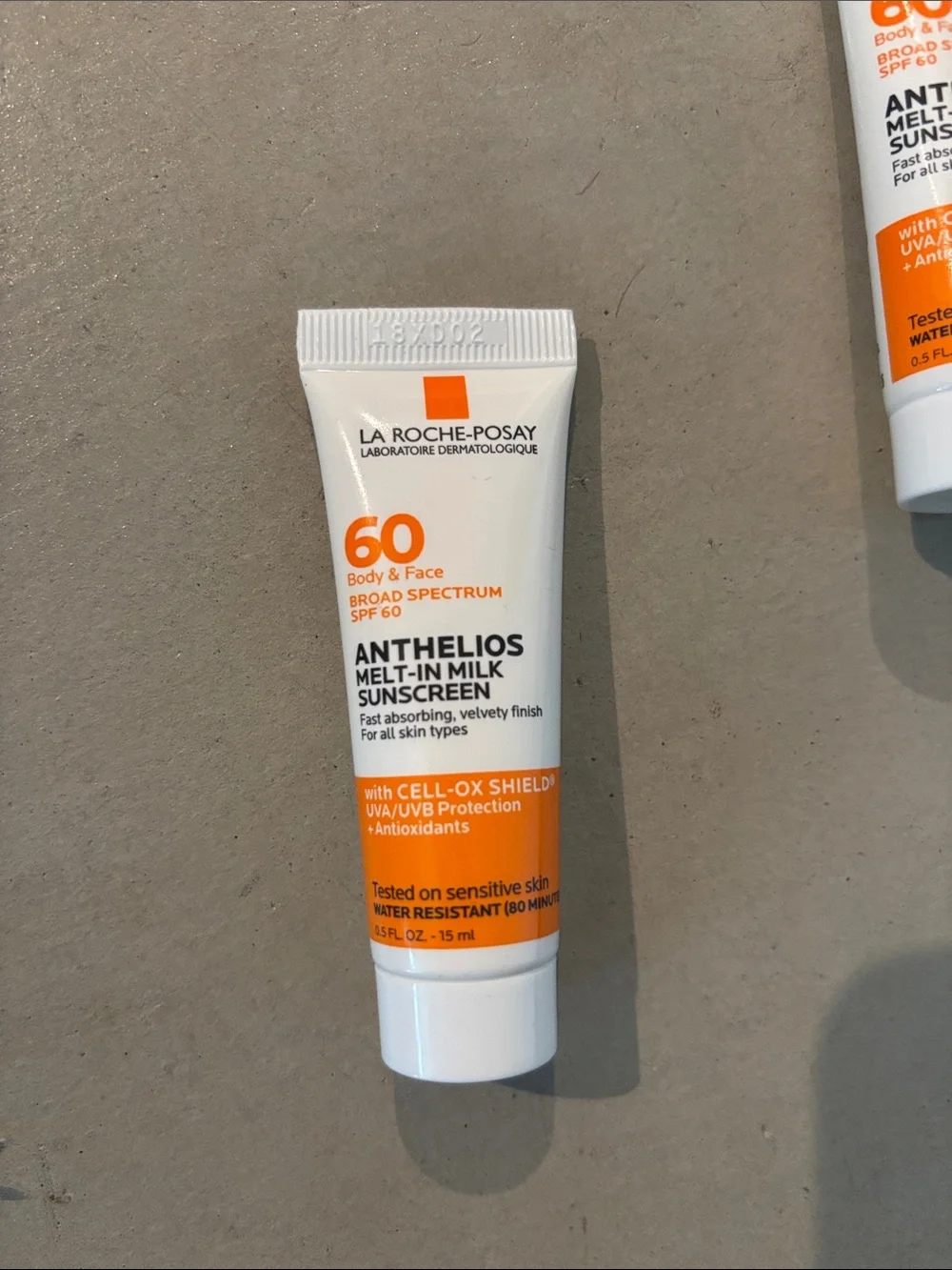 8 New La Roche Posay Anthelios Melt In Milk Sunscreens SPF60 Body & Face